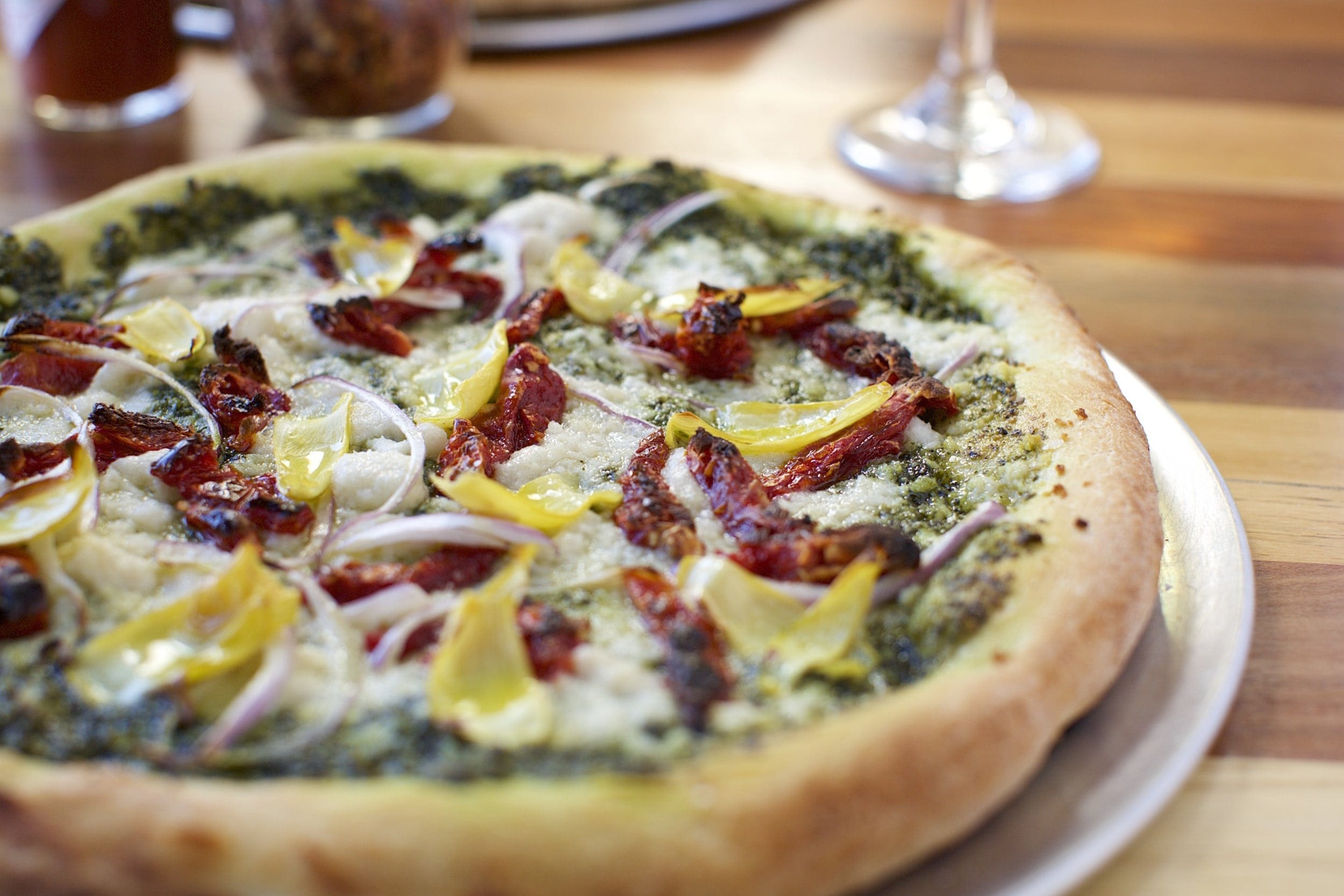 Vegan pizza at Piante, one of the new restaurants in Breckenridge.