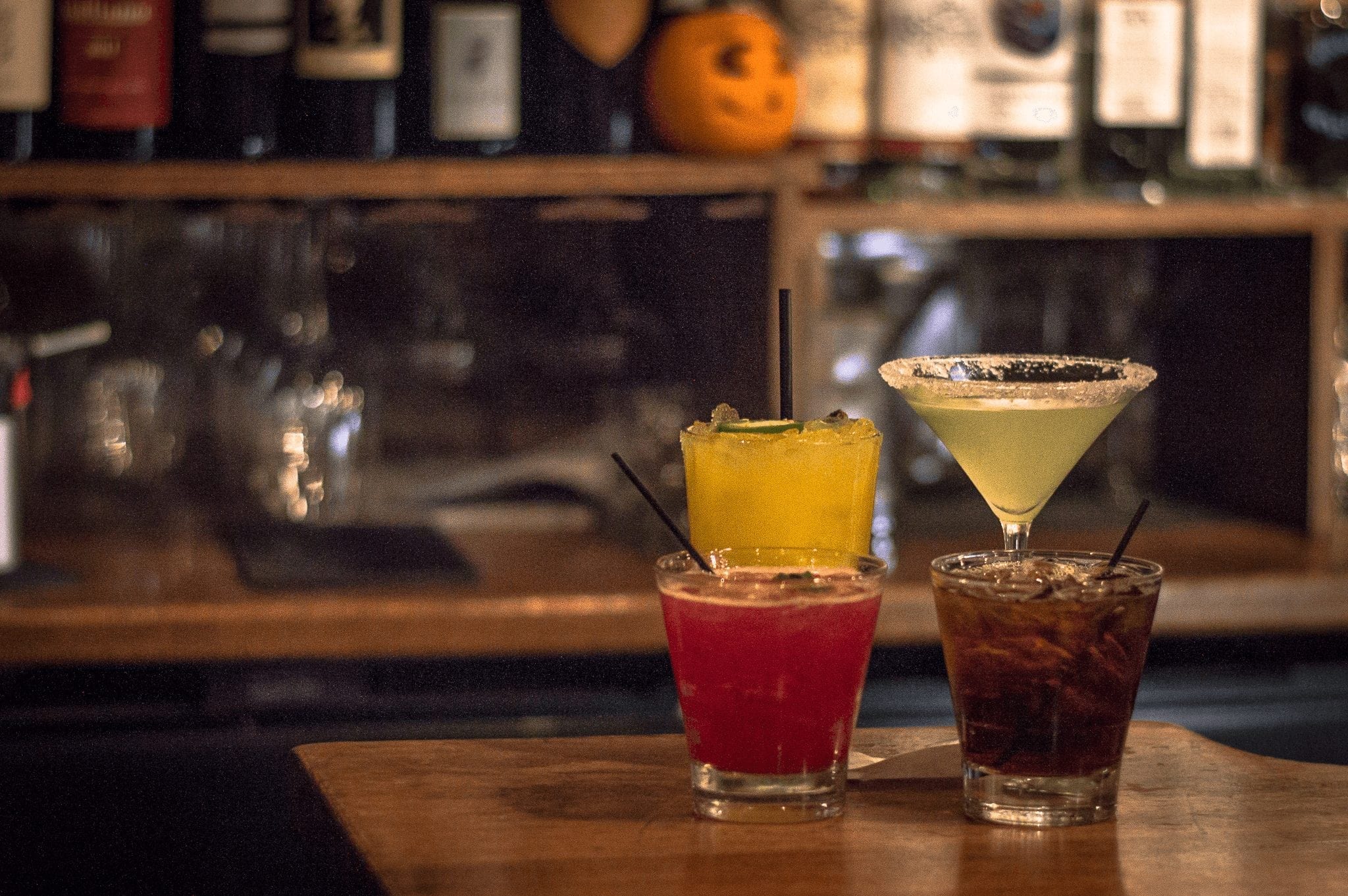 Breckenridge Craft Spirits cocktails at a bar