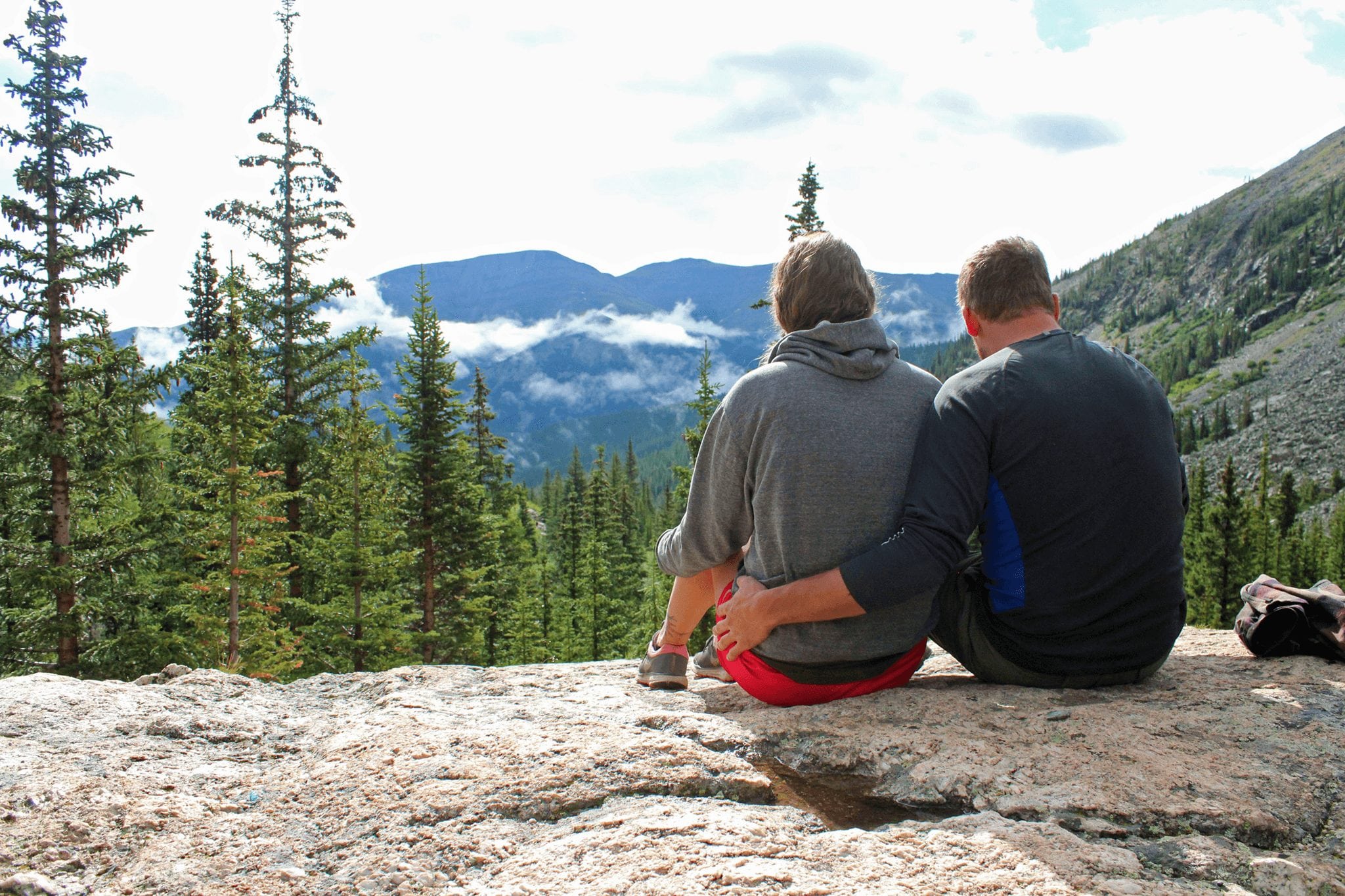 View from the McCollough Gulch trail in Breckenridge