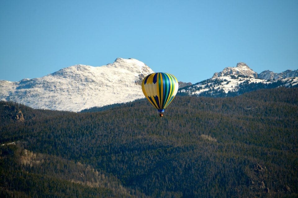 Hot Air Balloon in Breckenridge
