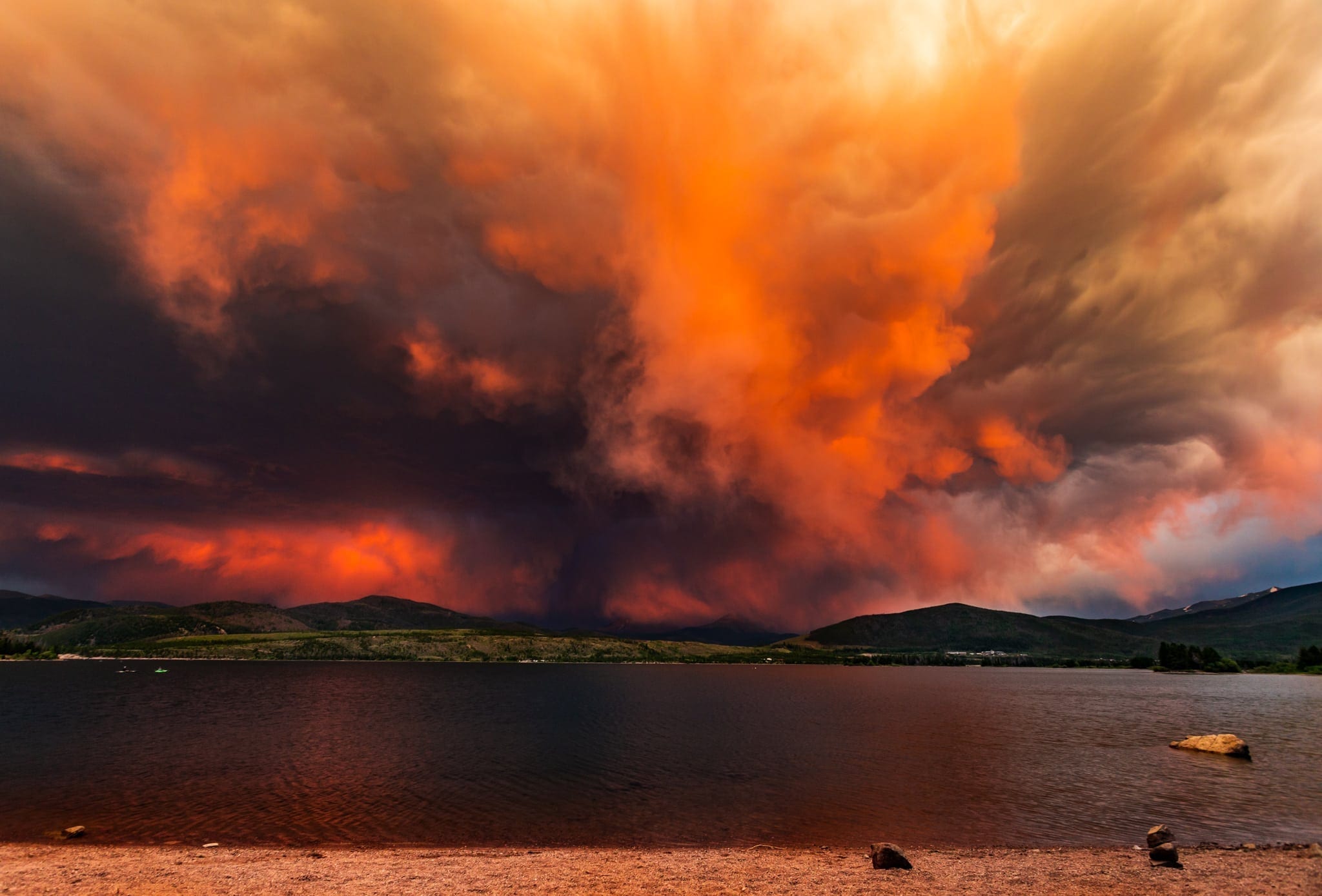 A stormy Colorado sunset.