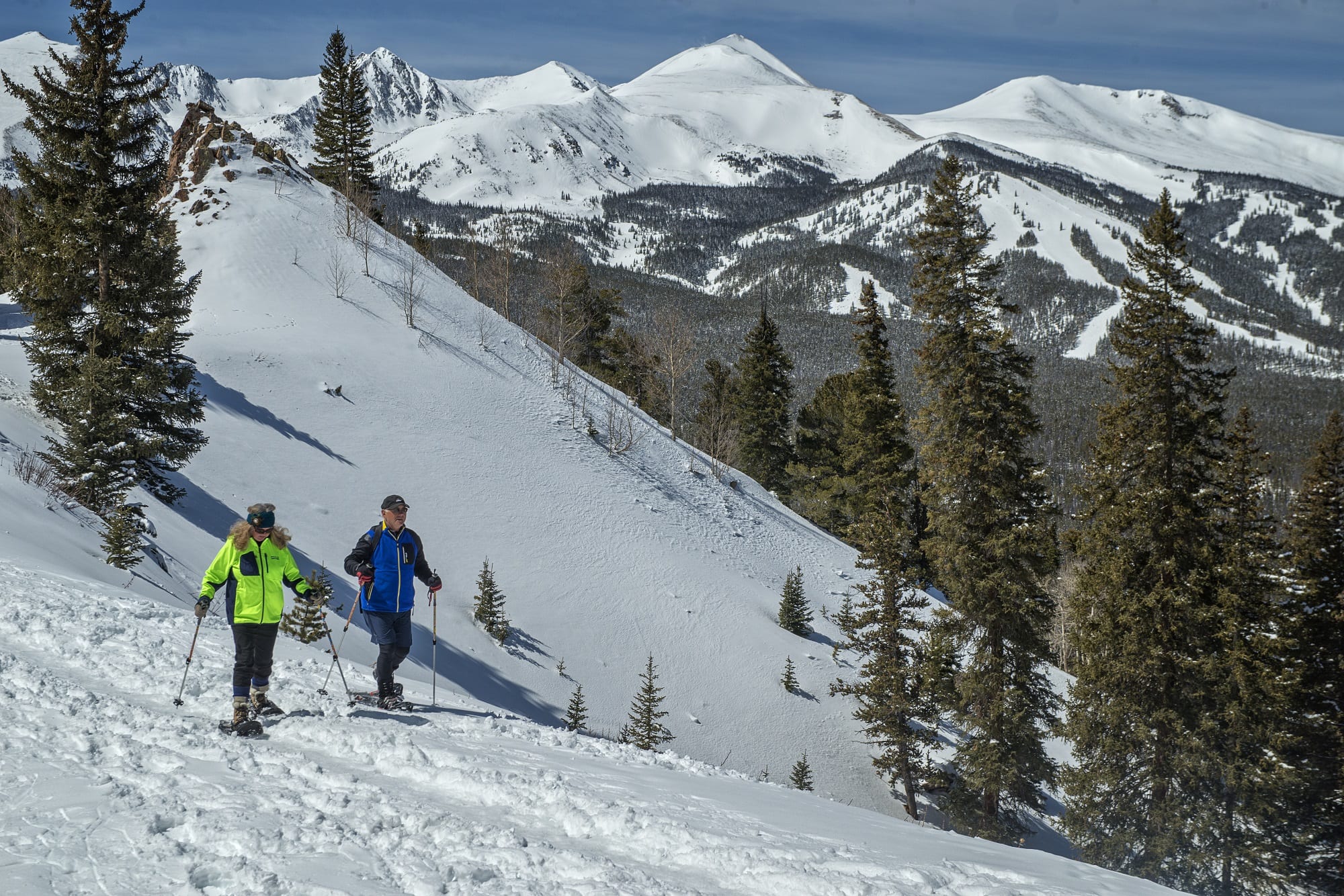 snowshoeing in winter Breckenridge