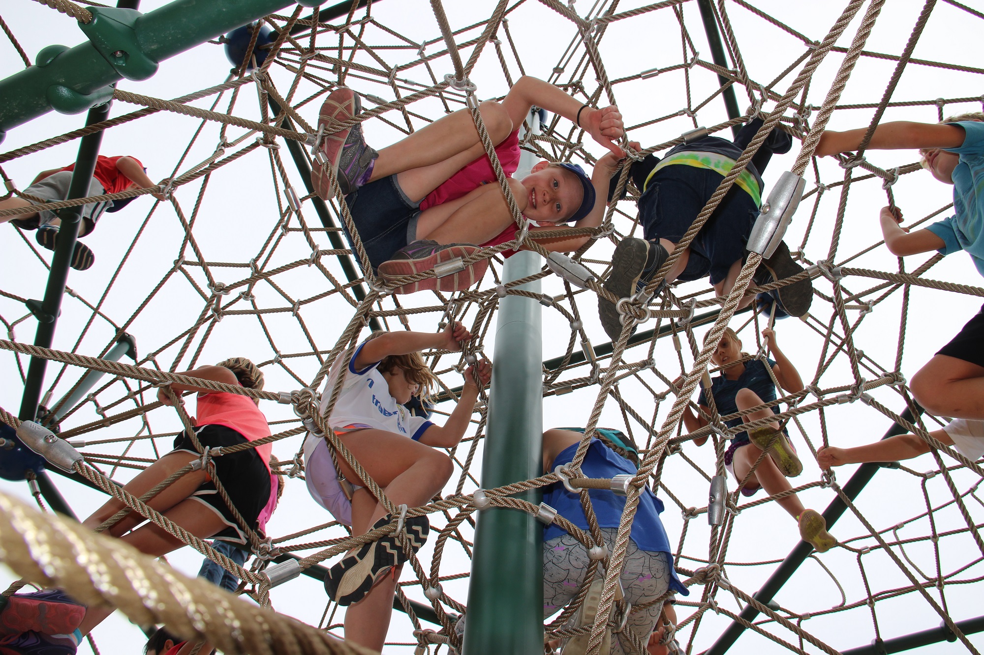 Kingdom Park playground in Summer.