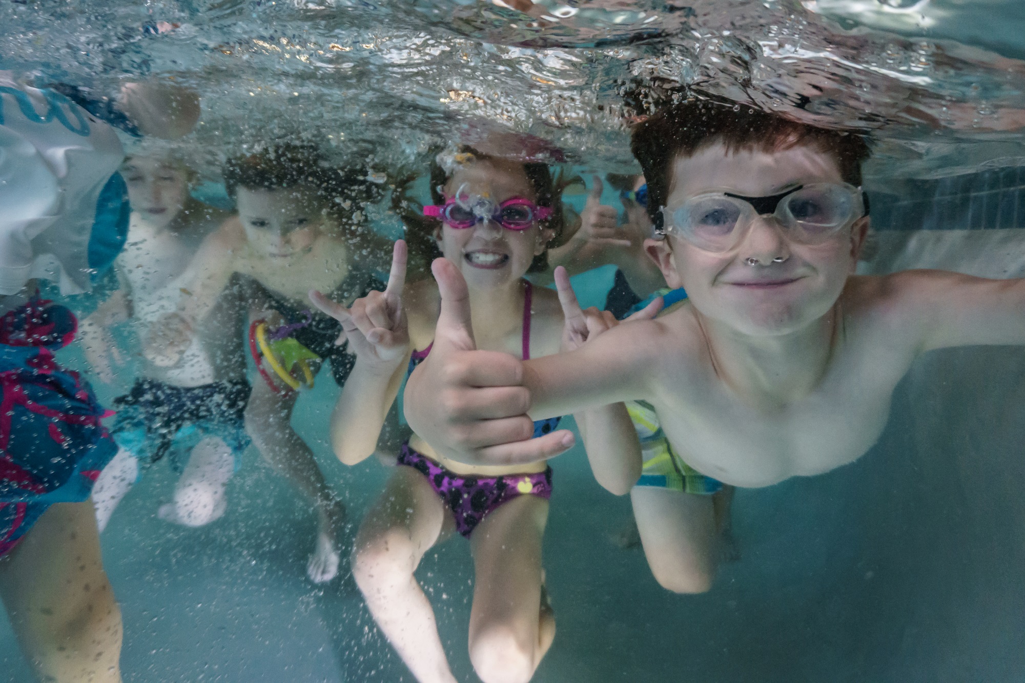 Breckenridge Rec Center pool with kids.